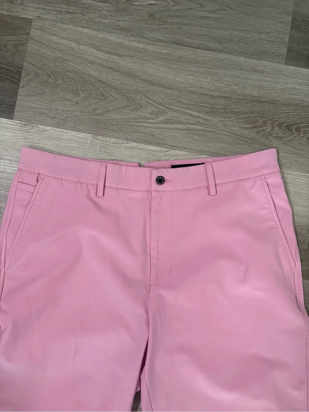 Men's Dunning Pink Performance Chino Goof Shorts. Size 34 - Picture 2 of 7